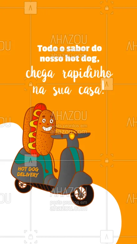 posts, legendas e frases de hot dog  para whatsapp, instagram e facebook: Está esperando o que para pedir essa maravilha? Entre em contato e peça o seu! #hotdog #hotdoglovers #hotdoggourmet #ahazoutaste #cachorroquente #food #entrega #delivery #ahazoutaste 
