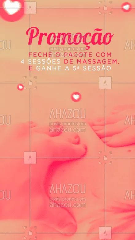 posts, legendas e frases de massoterapia para whatsapp, instagram e facebook: RELAXE! A 5ª sessão é grátis. Agende o seu horário <3 #massagem #ahazou #massagemrelaxante #promocao