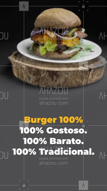 posts, legendas e frases de hamburguer para whatsapp, instagram e facebook: E aí, também quer fazer parte dessa porcentagem? #ahazoutaste #hamburgueria #hamburger #burgerlovers #burger #hamburguertradicional
