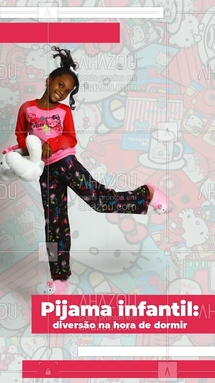 posts, legendas e frases de moda infantil para whatsapp, instagram e facebook: Seu filho vai gostar muito mais da hora de dormir com os nossos pijamas ?? #pijamas #pijamainfantil #AhazouFashion #modainfantil #kidsfashion #AhazouFashion 