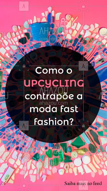 posts, legendas e frases de costura & reparos para whatsapp, instagram e facebook: O Fast Fashion consiste em fabricar, consumir e descartar roupas desenfreadamente. Com o upcyling, a ideia é repensar a forma como adquirimos roupas, reinventando nossas peças e pensando em novos usos para ela, tornando nosso armário muito mais sustável!
#upcycling #modasustentavel #AhazouFashion #modaconsciente  #fashion  #costuraereparos 