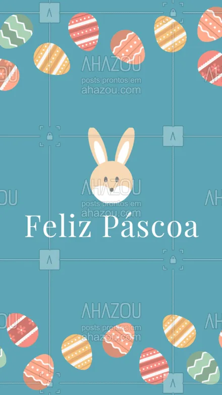 posts, legendas e frases de posts para todos para whatsapp, instagram e facebook: Passando para desejar uma Feliz Páscoa para todos os meus amigos e clientes! #pascoa  #ahazou #felizpascoa 