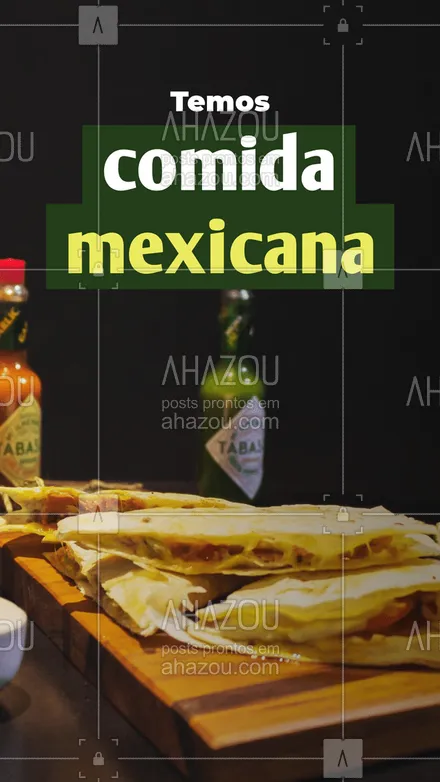 posts, legendas e frases de cozinha mexicana para whatsapp, instagram e facebook: Venha saborear todas as maravilhas da culinária mexicana e, para você que prefere o conforto de comer em casa,  atendemos via delivery também. Venha já aproveitar! ?

#comidamexicana #delivery #mexico #ahazoutaste 
