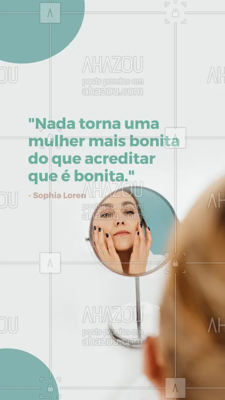 posts, legendas e frases de assuntos gerais de beleza & estética para whatsapp, instagram e facebook: A maior beleza de uma mulher é a confiança em si mesma, é a dedicação ao que te faz bem e o cuidado que você tem com você! ✨💖😉
#autoestima #amorproprio #AhazouBeauty #beauty #beleza #estetica
