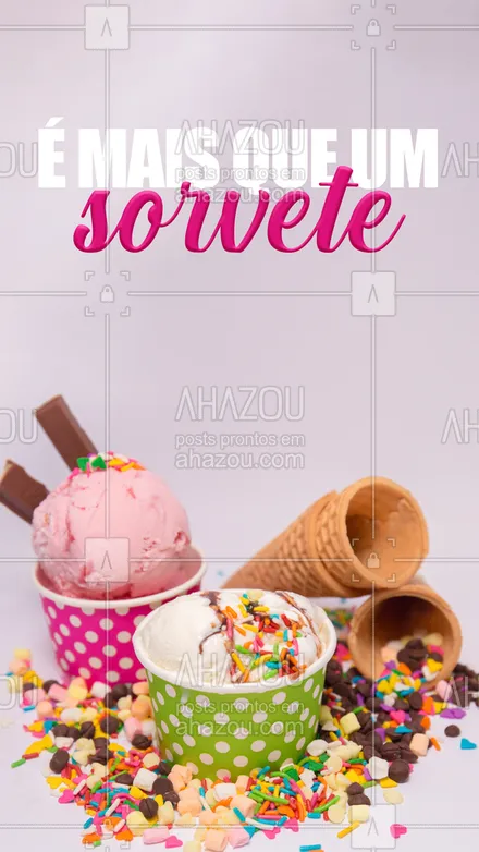 posts, legendas e frases de gelados & açaiteria para whatsapp, instagram e facebook: Mais do que sorvete, é conforto geladinho para o coração em forma de doce! 🍧
#ahazoutaste #açaí  #açaíteria  #gelados  #icecream  #sorvete  #sorveteria 