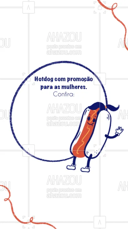 posts, legendas e frases de hot dog  para whatsapp, instagram e facebook: Dia da Mulher com promoção é só aqui.
Aproveite nossos preço especial e saboreie nosso delicioso hotdog.
#ahazoutaste #diadamulher  #hotdoggourmet  #hotdoglovers  #hotdog  #cachorroquente 