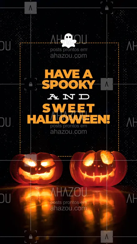 posts, legendas e frases de línguas estrangeiras para whatsapp, instagram e facebook: It's time to get spooky! Happy Halloween, everybody! ??? #halloween #happyhalloween #AhazouEdu #aulasdeingles #dicasdeingles