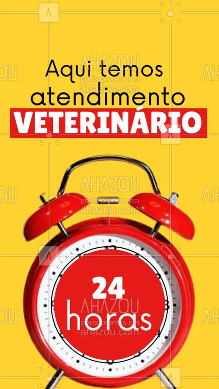 posts, legendas e frases de veterinário para whatsapp, instagram e facebook: Estamos atendendo 24 horas! #clinicaveterinaria #veterinaria #AhazouPet  #pets #atendimento24horas