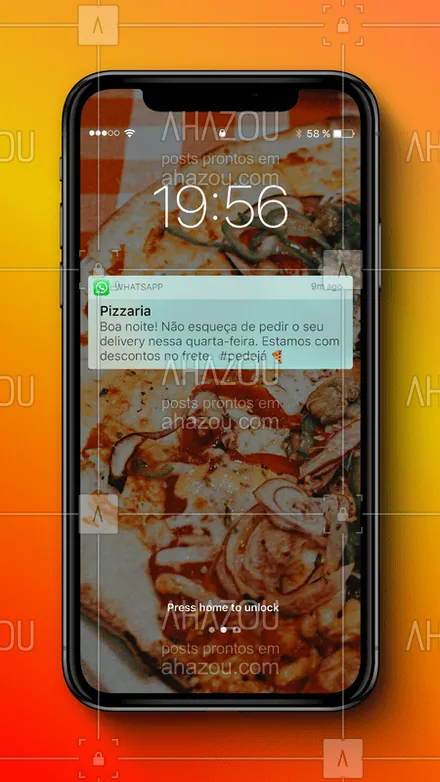 posts, legendas e frases de pizzaria para whatsapp, instagram e facebook: É delivery que você quer? Então aproveita que hoje estamos com promoção no frete.?
#pedejá #ahazoutaste #delivery #notificacao #pizza #pizzaria