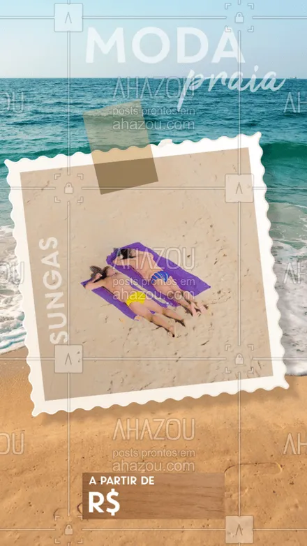 posts, legendas e frases de moda praia para whatsapp, instagram e facebook: Venha escolher sua sunga preferida para ahazar na praia nesse verão!

#moda #ahazou #praia #acessorio #verão
