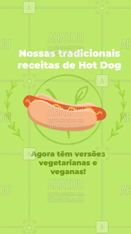 posts, legendas e frases de hot dog  para whatsapp, instagram e facebook: Experimente as novas adições ao nosso cardápio! #ahazoutaste  #hotdog #hotdoglovers #hotdoggourmet #cachorroquente #food