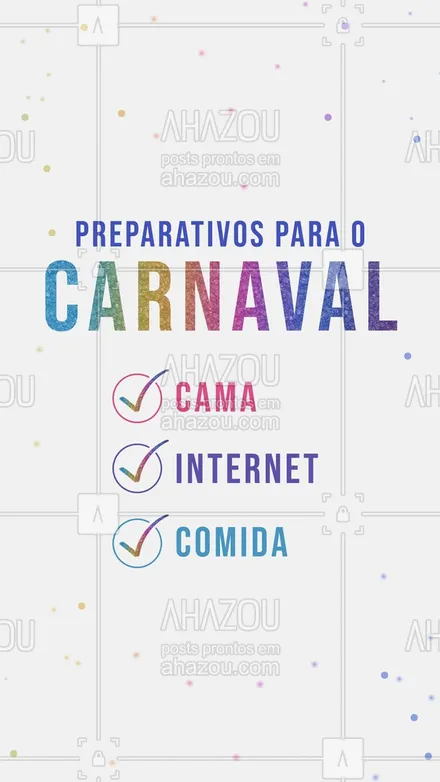 posts, legendas e frases de posts para todos para whatsapp, instagram e facebook:  E aí, o que mais tem na sua lista desse ano? ? ? ?
#carnaval #carnaval2021 #ahazou  #motivacionais
