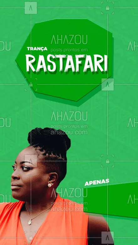 posts, legendas e frases de cabelo para whatsapp, instagram e facebook: Volte as suas raízes e arrase com as tranças rastafari!
#ahazou #cabelo #trancas #rastafari