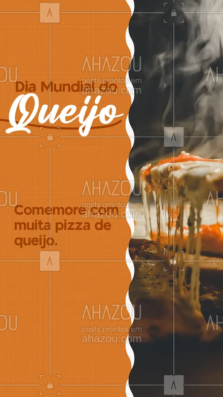 posts, legendas e frases de pizzaria para whatsapp, instagram e facebook: Para os amantes de um bom queijo, hoje é dia de comemorar. E nada melhor do que as mais saborosas pizzas de queijo da região para você se deliciar. Então venha nos visitar ou faça seu pedido pelo delivery. #pizza #pizzalife #pizzalovers #pizzaria #ahazoutaste #sabores #qualidade #opções #pizzadequeijo #queijo #tiposdequijo #diamundialdoquijo  
