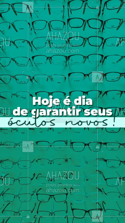 posts, legendas e frases de óticas  para whatsapp, instagram e facebook: Aqui temos o modelo perfeito pra você!? #óculos #glasses #AhazouÓticas 