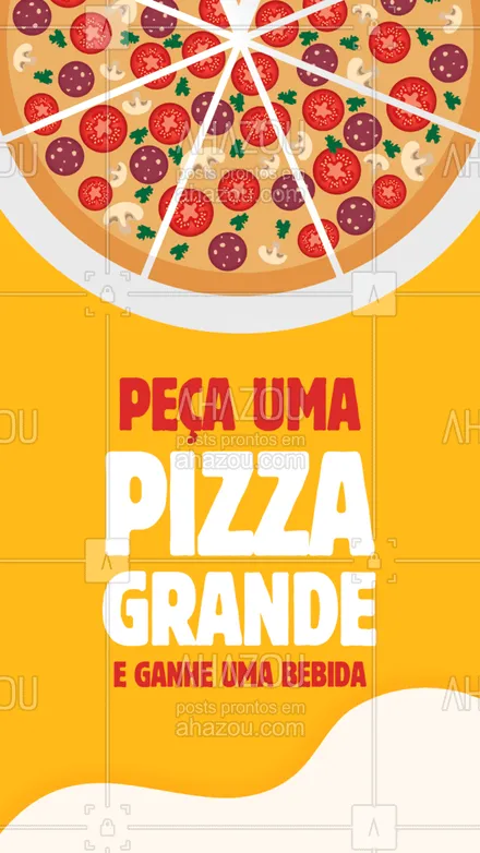 posts, legendas e frases de pizzaria para whatsapp, instagram e facebook: Aproveite nossa promoção da Black Friday, ao pedir uma pizza grande ? de dois sabores, você ganha uma bebida ? por conta da casa! Faça seu pedido: ☎️ (xx) xxxxx-xxxx #pizzaria #ahazoutaste #pizza #pizzalife #pizzalovers #Combo #BlackFriday #ahazoutaste #ahazoutaste 