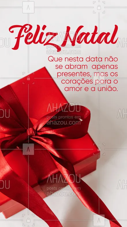 posts, legendas e frases de posts para todos para whatsapp, instagram e facebook: Feliz Natal! ✨
 #ahazou #ahznoel #natal #feliznatal #coração #presente #amor #união 