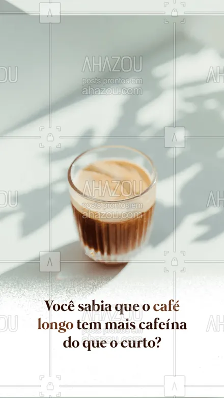 posts, legendas e frases de cafés para whatsapp, instagram e facebook: Embora o café longo tenha sabor menos intenso que o café curto, ele ainda assim possui mais cafeína. Isso ocorre porque a cafeína se dissolve em água e, exatamente pelo café longo ter mais água, ela se dissolve com mais facilidade. 

#café  #cafeteria  #coffee #ahazoutaste #coffeelife #cafélongo #cafécurto #curiosidades #coffeelovers #amocafé