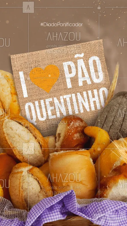 posts, legendas e frases de padaria para whatsapp, instagram e facebook: Qualquer um fica mais feliz com pão quentinho! Um muito obrigado aos panificadores! #DiadoPanificador #ahazoutaste  #padaria  #padariaartesanal  #cafedamanha  #panificadora  #bakery #padeiro