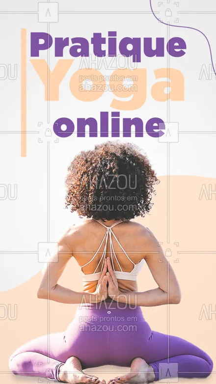 posts, legendas e frases de yoga para whatsapp, instagram e facebook: Quer praticar Yoga?
Que tal fazer isso de onde estiver?
Entre em contato e se matricule nas aulas online.
#AhazouSaude #yogaonline #pratica  #yogainspiration  #yogalife  #meditation 