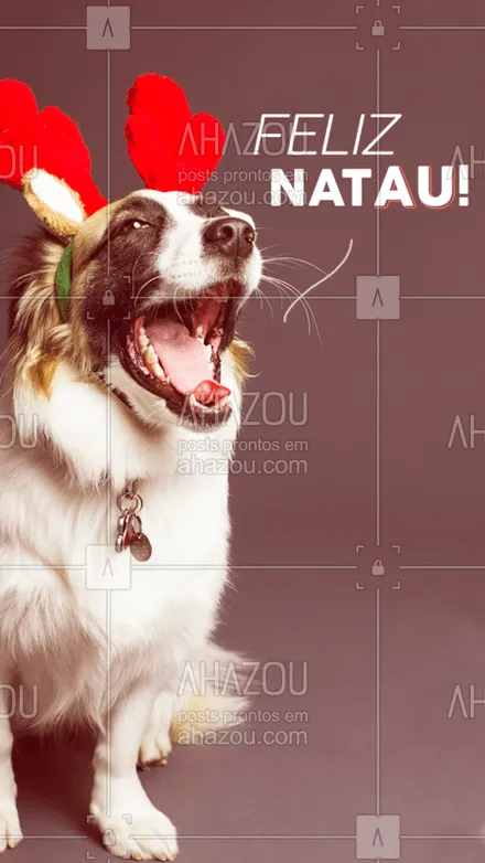 posts, legendas e frases de assuntos variados de Pets para whatsapp, instagram e facebook: Feliz NatAU para todos os papais e mamães de pets por aí!
#pet #ahazou #natal