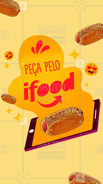 posts, legendas e frases de hot dog  para whatsapp, instagram e facebook: Pede o seu combo de hot dog perfeito! ?? #ahazoutaste #hotdog #dogao #fastfood #delivery #ifood  #food #hotdoglovers #cachorroquente