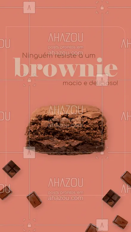 posts, legendas e frases de doces, salgados & festas, confeitaria para whatsapp, instagram e facebook: Encomende o seu agora mesmo! 🥰
#brownie #browniedechocolate #ahazoutaste  #confeitariaartesanal  #confeitaria 