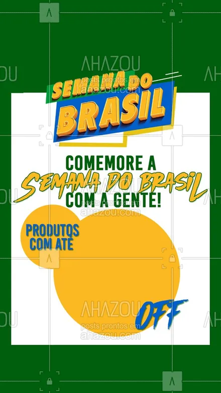 posts, legendas e frases de posts para todos para whatsapp, instagram e facebook: Confira nossa seleção especial de produtos com desconto em nossas redes sociais! #ahazou #semanadobrasil  #setedesetembro #independencia  #brasil  #br #oferta  #promocao  #desconto