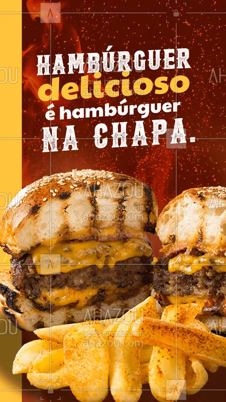 posts, legendas e frases de hamburguer para whatsapp, instagram e facebook: Está querendo comer um hambúrguer delicioso? Aqui temos o melhor hambúrguer na chapa da região. Venha se deliciar ou ligue e faça o seu pedido (inserir número). #burger #hamburgueria #artesanal #ahazoutaste #hamburgueriaartesanal #burgerlovers #hamburguer #hamburguernachapa #convite
