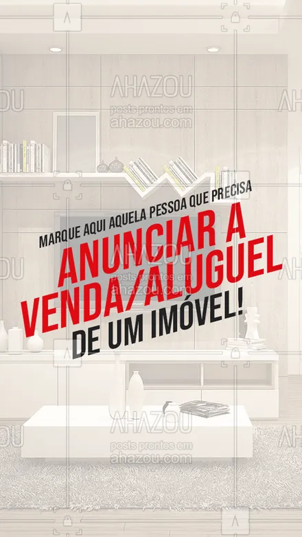 posts, legendas e frases de imobiliárias, corretores & construtoras para whatsapp, instagram e facebook: Nada de se preocupar anunciando seu imóvel! Aqui você encontra o serviço completo, o que te trás mais tranquilidade e praticidade!
Marque aqui nos comentários a pessoa que precisa deste serviço!
#AhazouImobiliaria , #AhazouConstrutora  #casa   #corretordeimoveis  #mercadoimobiliario  #apartamento  #morarbem   #consultoriadeimoveis  #financiamento 