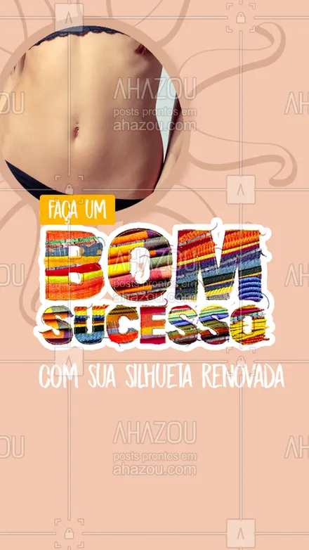 posts, legendas e frases de estética corporal para whatsapp, instagram e facebook: Renove sua silhueta e faça SUCESSO! ? #esteticacorporal #ahazou #estetica #bomsucesso #novela