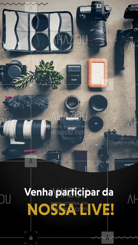 posts, legendas e frases de fotógrafos & estúdios de fotografia para whatsapp, instagram e facebook: Quer aprender técnicas novas para suas fotos ficarem ainda melhor? Não perca a nossa live! #photography #ahazoufotografia #photo #foto #fotografiaprofissional #photographer
