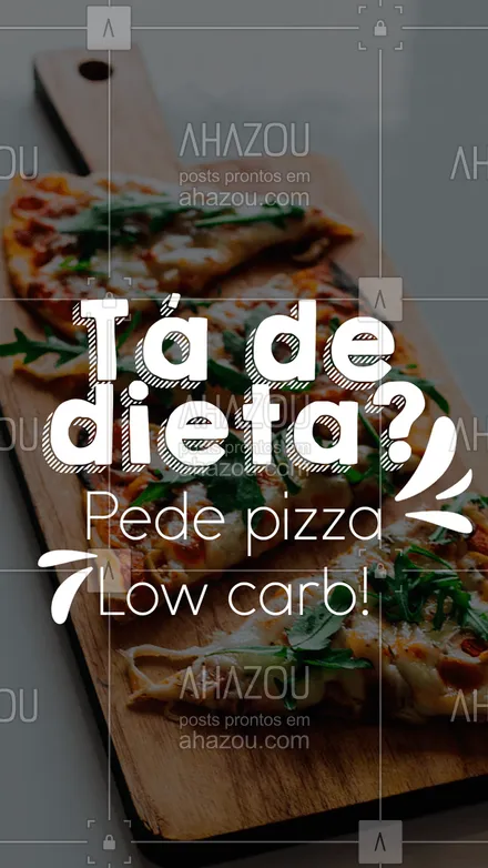 posts, legendas e frases de pizzaria, saudável & vegetariano para whatsapp, instagram e facebook: Hoje é dia de pedir uma pizza sem sair da dieta! ??

 #ahazoutaste  #pizzaria #pizza #pizzalife #fit #pizzalovers #lowcarb 