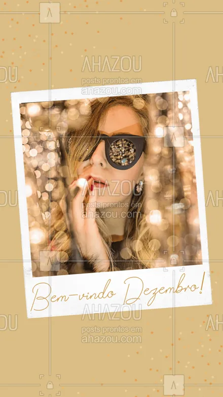 posts, legendas e frases de óticas  para whatsapp, instagram e facebook: Desejamos que seu mês de Dezembro seja brilhante! ?✨ #dezembro #fimdeano #bemvindodezembro #oculos #AhazouÓticas 
