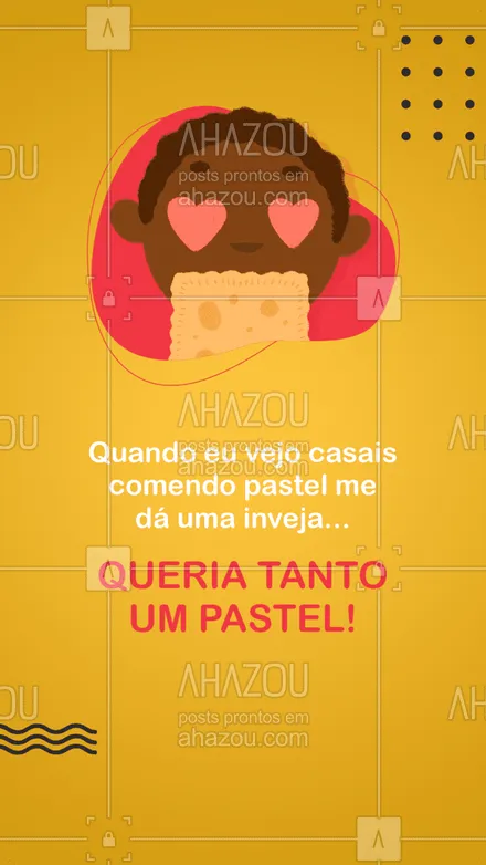 posts, legendas e frases de pastelaria  para whatsapp, instagram e facebook: Mas não precisa passar vontade não, vem cá comer um pastel! 😋
#pastel #instafood #ahazoutaste  #amopastel #foodlovers #pastelaria