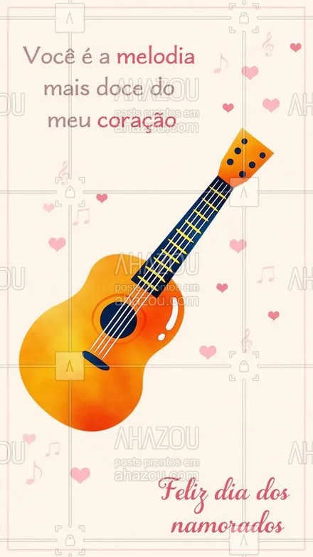 posts, legendas e frases de música & instrumentos para whatsapp, instagram e facebook:  Marque seu amor que mexe na batida do seu coração ❤? #melodia #amor #AhazouEdu #diadosnamorados #coração