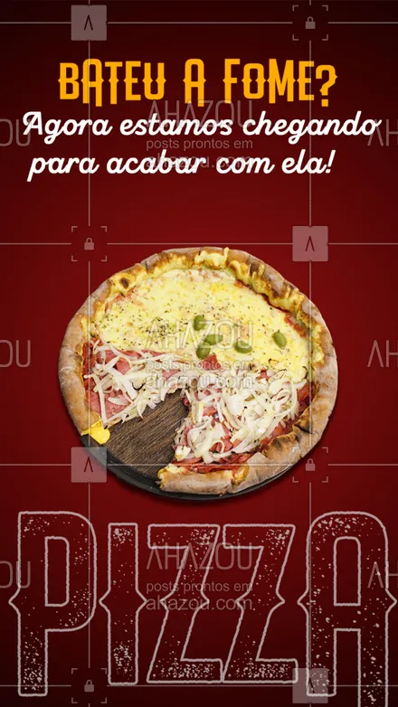 posts, legendas e frases de pizzaria para whatsapp, instagram e facebook: Está chegando o dia da inauguração da nossa pizzaria e você será nosso convidado especial, anote na agenda, dia 00/00/0000, às 00:00, no endereço: [inserir o endereço] você tem um encontro marcado conosco! #ahazoutaste #pizza  #pizzalovers  #pizzalife  #pizzaria 