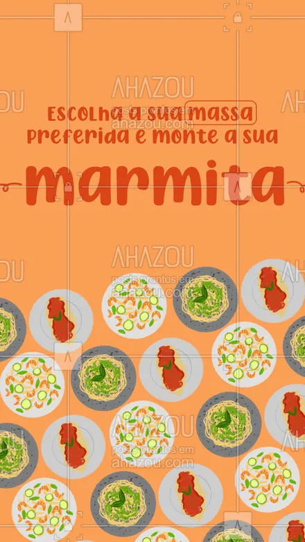 posts, legendas e frases de marmitas para whatsapp, instagram e facebook: Tudo feito fresquinho e com ingredientes selecionados por nós para você ter a melhor refeição do seu dia 🥰 #ahazoutaste #refeição #comida #cozinheira #massas #macarrão #molhos #marmita 