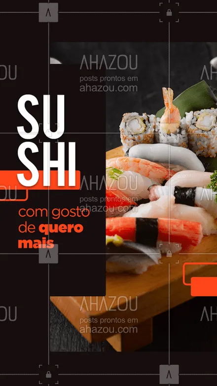 posts, legendas e frases de cozinha japonesa para whatsapp, instagram e facebook: Já experimentou? Há um cardápio com as melhores opções te esperando. ?

#Sushi #ComidaJaponesa #melhorsabor #Ahazou 