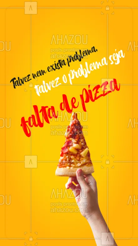 posts, legendas e frases de pizzaria para whatsapp, instagram e facebook: Uma pizza cura tudo! ? #pizza #ahazoutaste #pizzaria