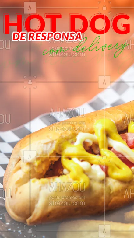 posts, legendas e frases de doces, salgados & festas, hamburguer para whatsapp, instagram e facebook: Já provou um hot dog de responsa? Então essa é HORA.  Peça já o seu Hot Dog de responsa. Esse sabor não vai  sair da sua cabeça. ? 

#ahazoutaste #hotdog  #foodlovers