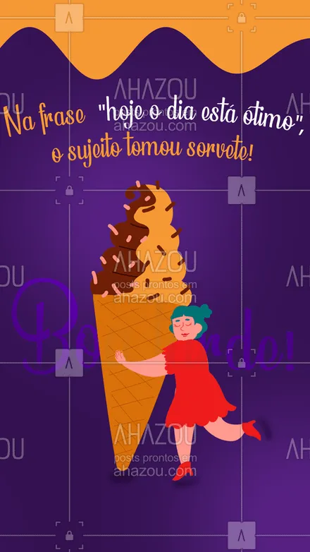 posts, legendas e frases de gelados & açaiteria para whatsapp, instagram e facebook: Uma boa tarde está a um sorvete de você. Peça já o seu! 🤩🍦
#ahazoutaste #sorveteria  #icecream  #sorvete  #gelados 