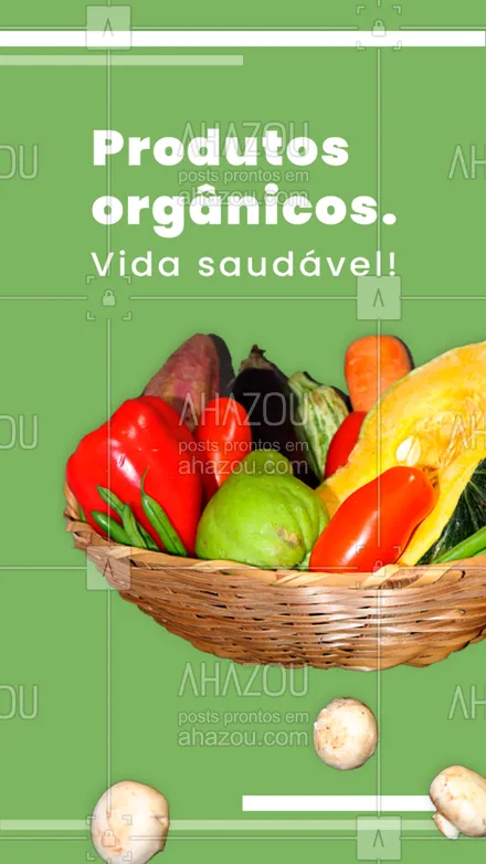 posts, legendas e frases de hortifruti para whatsapp, instagram e facebook:  Para ter uma vida mais saudável produtos orgânicos são a melhor escolha! Visite nosso hortifruti! ???
#ahazoutaste  #hortifruti #vidasaudavel #alimentacaosaudavel