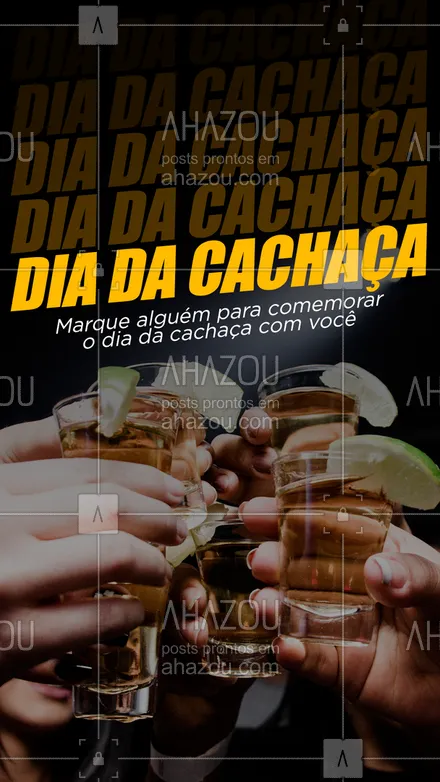 posts, legendas e frases de bares para whatsapp, instagram e facebook: Quem vai vir com você para o nosso bar nesse dia da cachaça? Marca a galera aqui! 🥃 #ahazoutaste #bar  #cocktails  #drinks  #lounge #diadacachaça #pub 