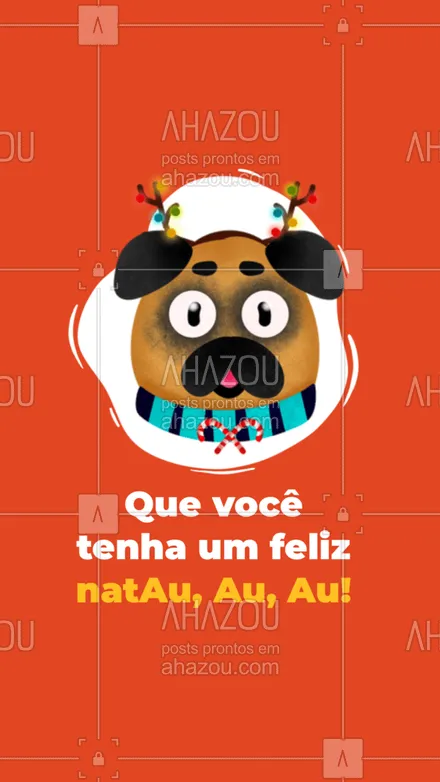 posts, legendas e frases de assuntos variados de Pets para whatsapp, instagram e facebook: Que seu natal seja repleto de lambidas e latidos 😂🐶 #AhazouPet #feliznatal #natal #pets #latidos #auau #dogs #dogsofinstagram 