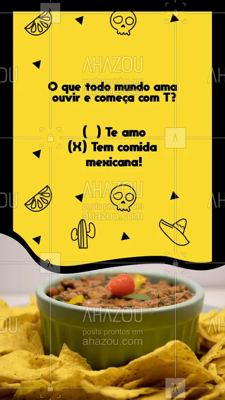posts, legendas e frases de cozinha mexicana para whatsapp, instagram e facebook: Com certeza nós ficamos com a segunda opção! 🤭😂
#comidamexicana #texmex #ahazoutaste  #cozinhamexicana  #vivamexico 