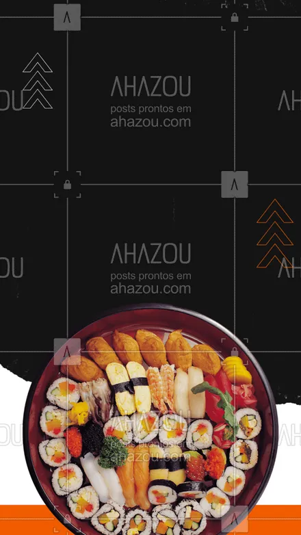 posts, legendas e frases de cozinha japonesa para whatsapp, instagram e facebook: Combos de sushi com XX% de desconto.
Corre que é por tempo limitado.

Dia mundial do Sushi.
#ahazoutaste #japa  #sushidelivery  #sushitime  #japanesefood  #comidajaponesa  #sushilovers 