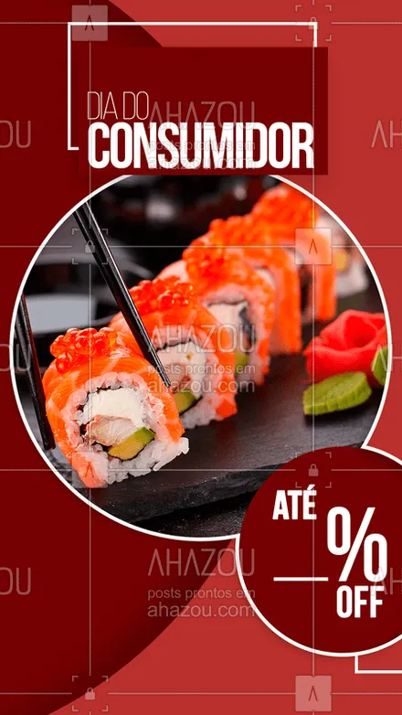 posts, legendas e frases de cozinha japonesa para whatsapp, instagram e facebook: Em comemoração ao dia do consumidor, preparamos um desconto super especial pra você ? Nossos pratos com até __% de desconto!!!
Você não pode deixar de aproveitar ??‍♀?‍♂

#diadoconsumidor #desconto #consumidor #promoção #bandbeauty #ahazoutaste #comidajaponesa #sushi