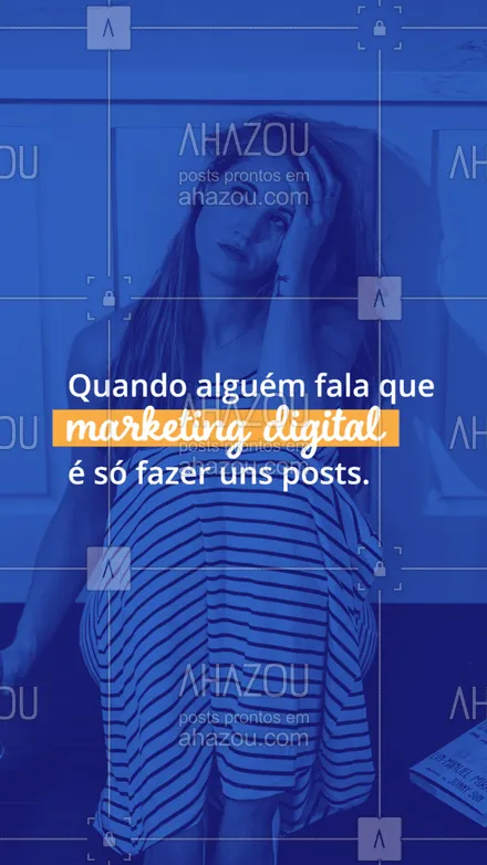 posts, legendas e frases de marketing digital para whatsapp, instagram e facebook: Ah, se fosse só isso mesmo... #AhazouMktDigital  #socialmedia #marketingdigital #mktdigital #marketing #redessociais