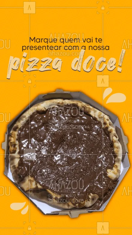posts, legendas e frases de pizzaria para whatsapp, instagram e facebook: Muito sabor e qualidade para ser a melhor opção de presente! #ahazoutaste #pizza  #pizzalife  #pizzalovers  #pizzaria 